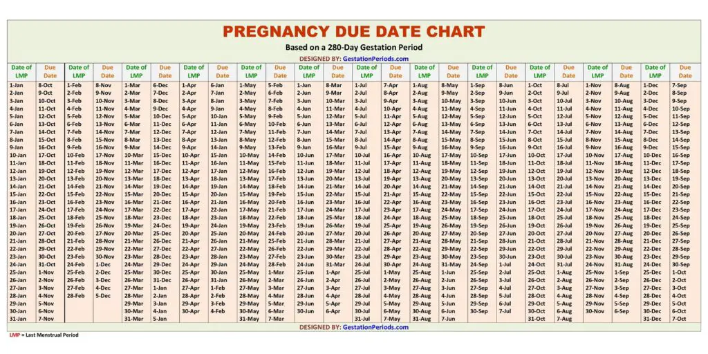 Pregnancy Due Date Calculator Accurate Simple Gestation Periods